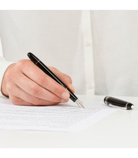 Stylo plume Meisterstück Classique Platiné Noir - Boutique-Officielle-Montblanc-Cannes