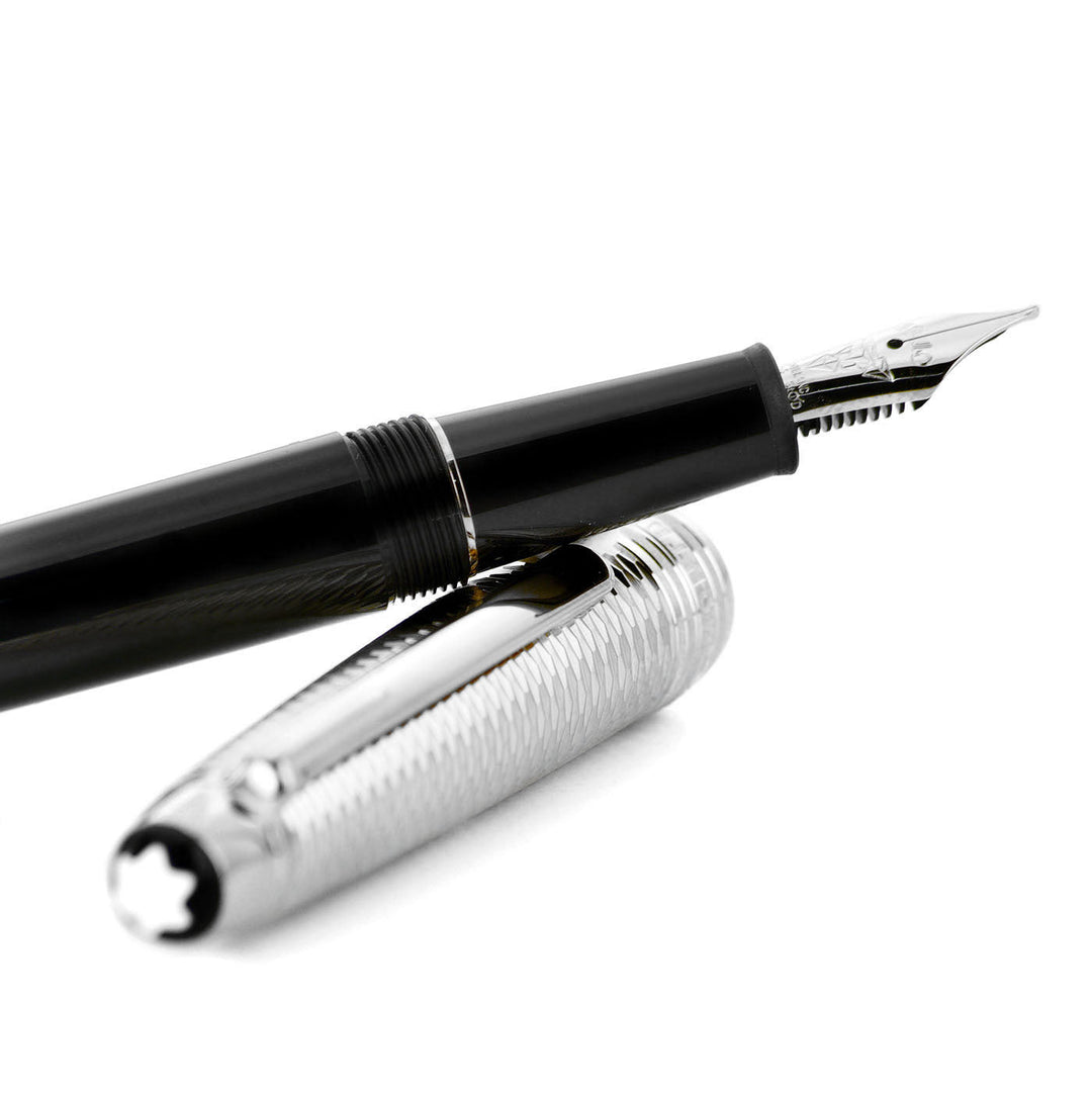 Füllfederhalter Meisterstück Doué Geometry klassisch F - Boutique-Officielle-Montblanc-Cannes