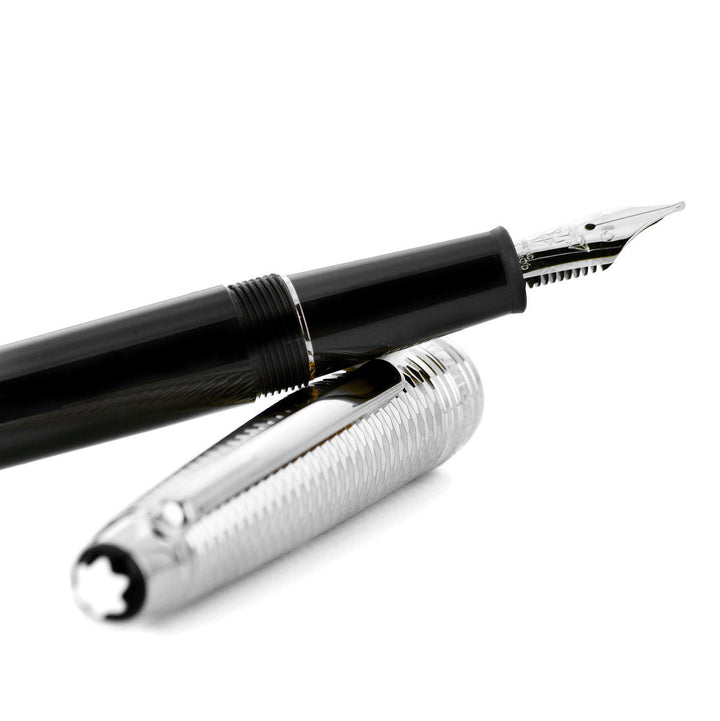 Füllfederhalter Meisterstück Doué Geometry klassisch F - Boutique-Officielle-Montblanc-Cannes
