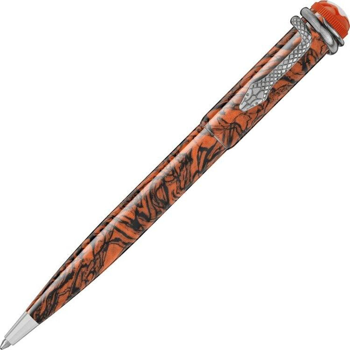 Шариковая ручка Montblanc Heritage Rouge et Noir Serpent Marble Special Edition 