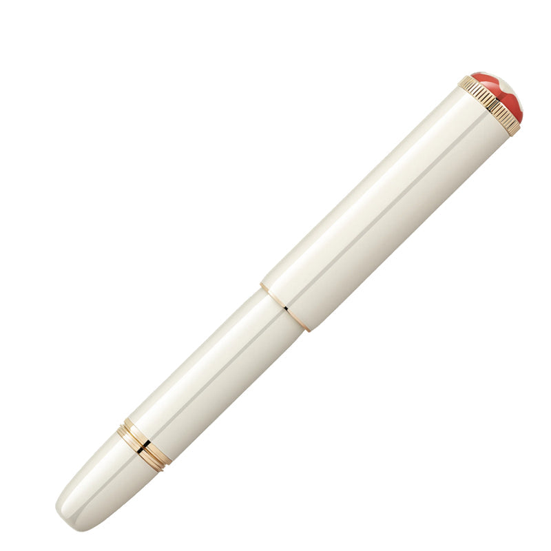 Ручка-перо (F) цвета слоновой кости Montblanc Heritage Rouge et Noir «Baby» Special Edition 